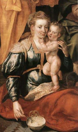 VOS, Marten de The Family of St Anne Spain oil painting art